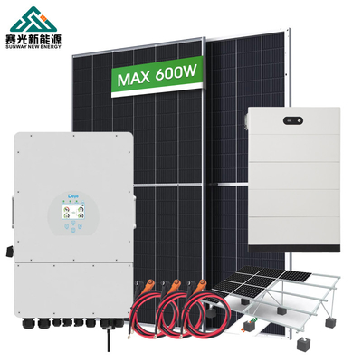 نظام الطاقة الشمسية الهجينة MPPT 8kw معتمد CE/RoHS/UN38.3/MSDS