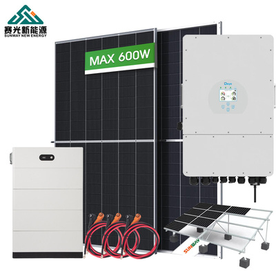 10kw 12kw مولد الطاقة الشمسية الهجينة خارج الشبكة نظام الطاقة الشمسية الهجينة