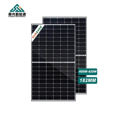400w 410w ألواح شمسية PV مع Imp 12.7-13.2A وزجاج الحديد المنخفض