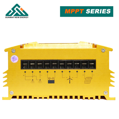 جهاز التحكم الشمسي والرياحي الهجين 12v 24v 100w 200w وظيفة شحن الزيادة