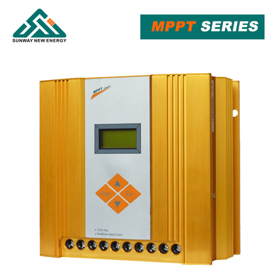 جهاز التحكم الشمسي والرياحي الهجين 12v 24v 100w 200w وظيفة شحن الزيادة