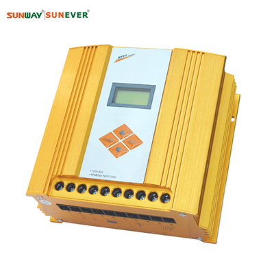 جهاز التحكم الشمسي والرياحي الهجين 12v 24v 100w 200w وظيفة شحن الزيادة