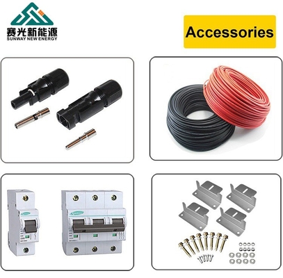تردد الخروج 50 هرتز نظام الطاقة الشمسية المنزلية مجموعة كاملة للمنزل 5kw 8kw 10kw 12kw