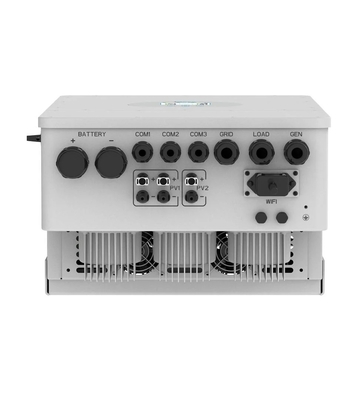 عاكس متردد / عاكس التحول الشمسي الهجين ثلاثي المرحلة 8kw 10kw 12kw مجموعة MPPT 150-450 VDC