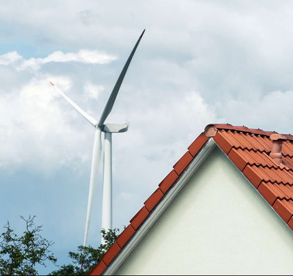 10 كيلوواط ثلاثي المرحلة 380VAC على شبكة نظام مولد طاقة الرياح مع تكامل لوحة PV