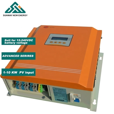 240v MPPT مراقب الشحن الشمسي مع الاتصال RS485 / GPRS ونمط الشحن PWM