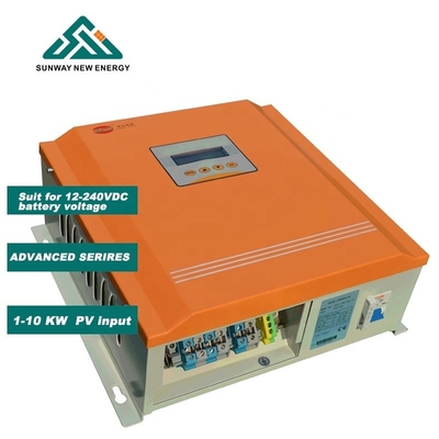 240v MPPT مراقب الشحن الشمسي مع الاتصال RS485 / GPRS ونمط الشحن PWM
