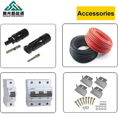 5kw 10kw 15kw 20kw مجموعة كاملة من نظام الطاقة الشمسية للمنزل في وضع التقسيم