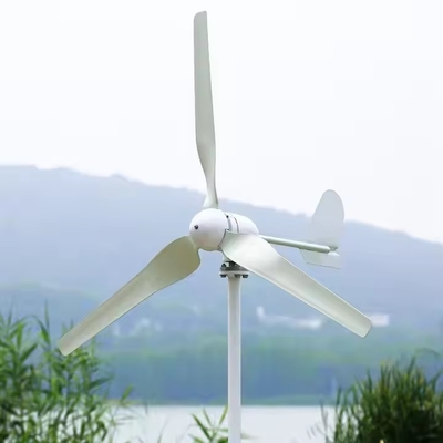 نظام توليد طاقة الرياح الهجينة 3Kw / 5Kw / 10Kw مع شفرات الألياف الزجاجية المقوية