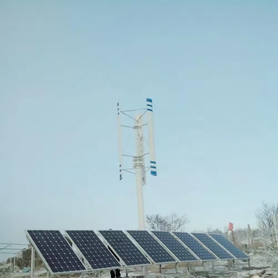 نظام توليد طاقة الرياح الهجينة 3Kw / 5Kw / 10Kw مع شفرات الألياف الزجاجية المقوية
