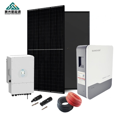 نظام الطاقة الشمسية الهجينة بطارية LiFePO4 المرحلة 3 5kw 8kw 10kw 48v