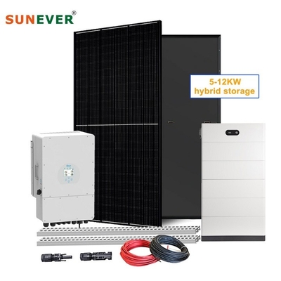 5kw 6kw 10kw نظام الطاقة الشمسية الهجينة 10-20KWh نطاق الطاقة الخارجة
