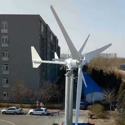 نظام توليد طاقة الرياح الشمسية الهجينة 3kw 5kw 10kw المنزل على الشبكة ودعم الألواح الكهروضوئية
