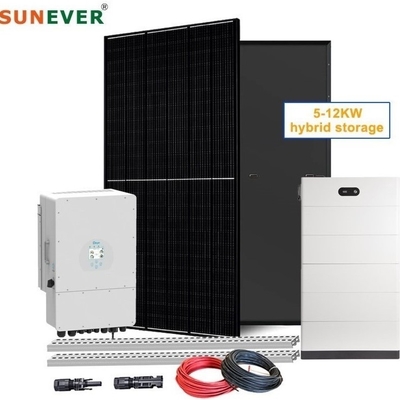 2024 نظام الطاقة الشمسية 5kw 6kw 8kw 10kw مع جهاز تحكم MPPT وتردد الخروج 50Hz