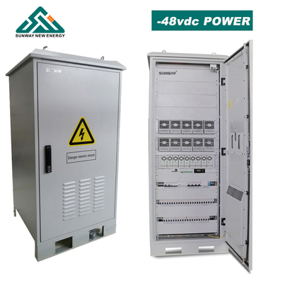 بطارية حمض الرصاص نظام الطاقة الشمسية 48VDC 50hz تردد الخروج لمحطة قاعدة الاتصالات