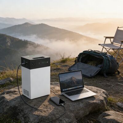 نظام الطاقة الشمسية العالمي 500 واط 1004.8Wh ESS المحمول