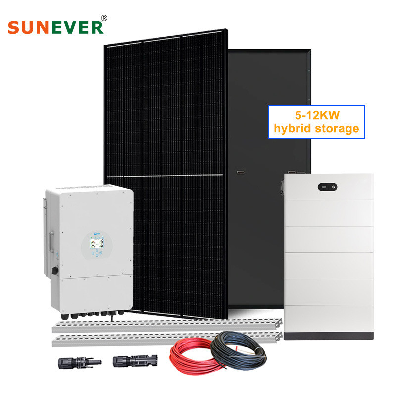 48Vdc/51.2Vdc النظام الكهربائي الهجاني للمنزل 5kw 8kw 10kw 12kw CE
