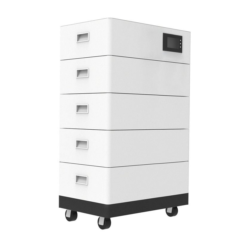 بطارية الليثيوم قابلة للتراكم 5KWH 10KWH 15KWH 20KWH بطارية الليثيوم قابلة للتراكم 48V 52ah LiFePO4 للتخزين الشمسي
