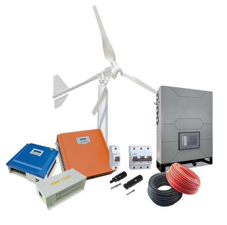وصلة الجهاز 5kw 10kw مولد نظام توليد الطاقة الريحية للكهرباء السكنية