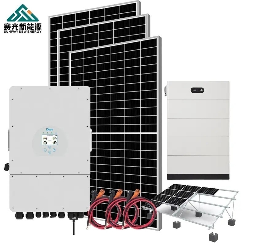 48Vdc / 51.2Vdc التيار الخارجي 100kw نظام الطاقة الشمسية للتركيب السكني