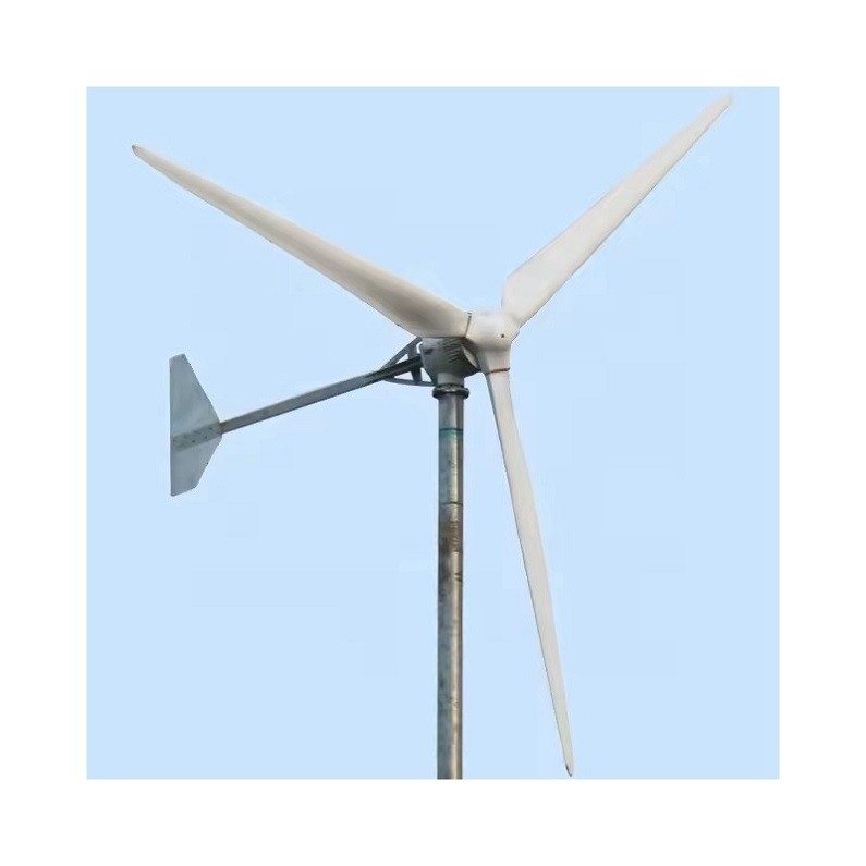 نظام جيد لتوليد طاقة الرياح 5kw 10kw مع مولد المغناطيس الدائم 3 مرحلة AC