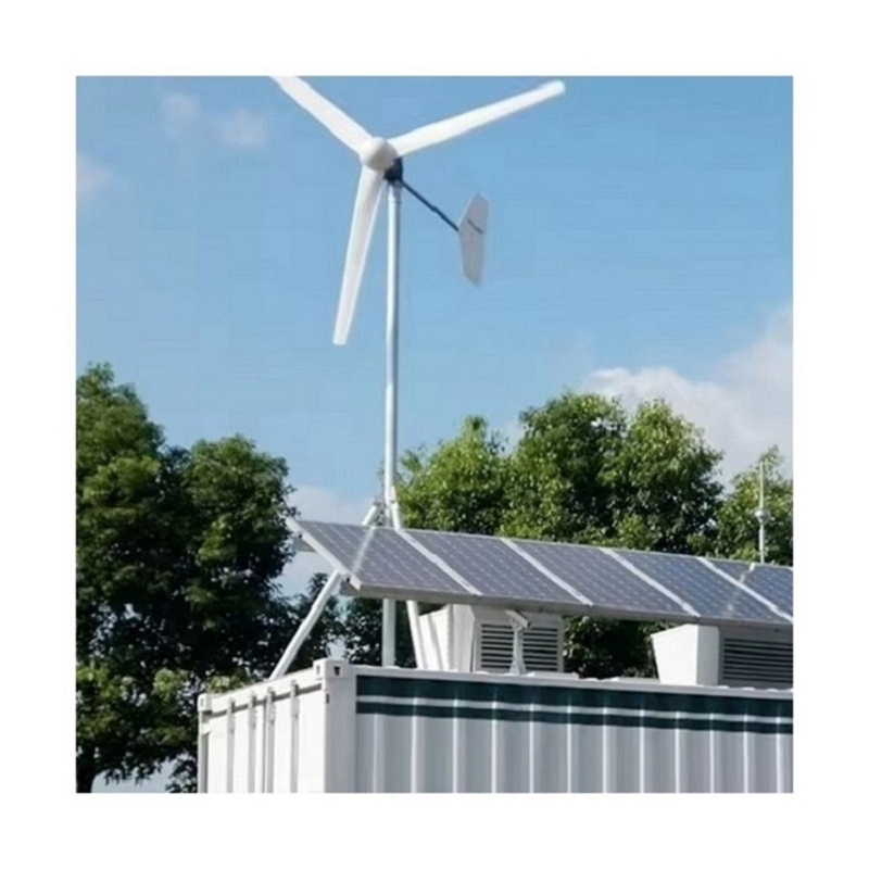 3kw 5kw 10kw خارج الشبكة النظام الكهربائي الهجين للطاقة الشمسية الرياحية المنزلية وبطارية جيل طويلة الأمد