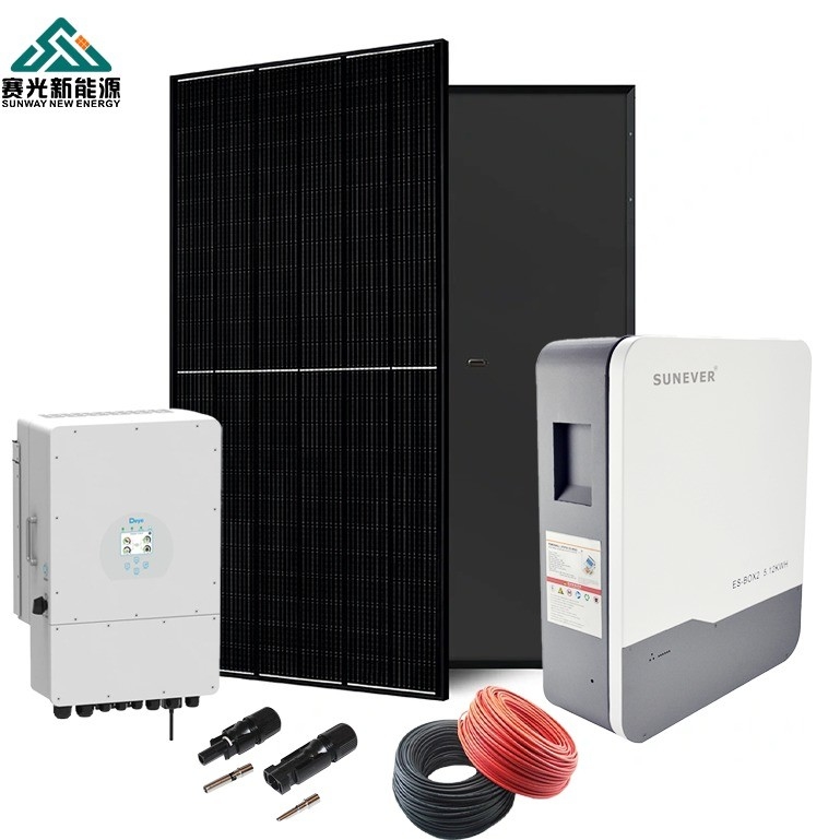 2024 نظام الطاقة الشمسية 5kw 6kw 8kw 10kw مع جهاز تحكم MPPT وتردد الخروج 50Hz
