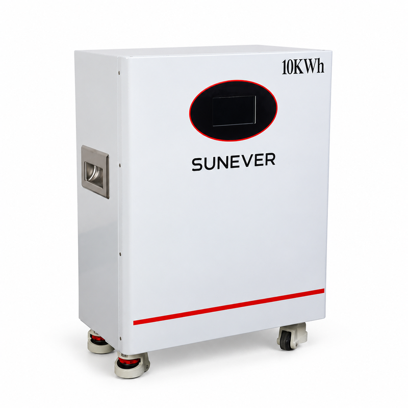 UNEVER 10kWh 51.2V 200Ah بطارية ليتيوم شمسية لـ LiFePO4 لتخزين الطاقة المنزلية والطاقة الاحتياطية خارج الشبكة