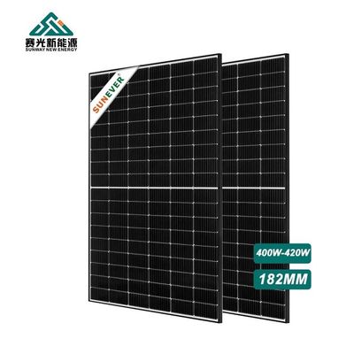 410W 420W ألواح الطاقة الشمسية الكهربائية ألواح السقف الضوئية 31V 12.7-13.2A Imp