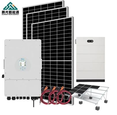 51.2Vdc Pv نظام الطاقة الشمسية الهجينة 410-700 واط على وضع الشبكة