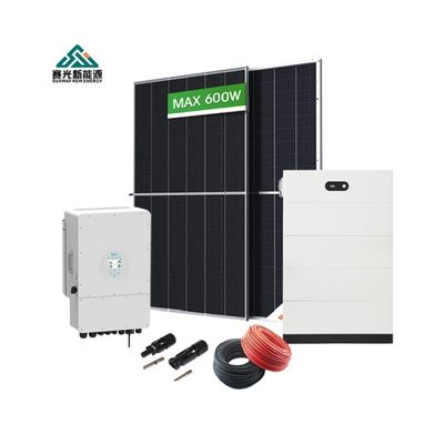5Kw-12Kw نظام الطاقة الشمسية الهجينة مجموعة كاملة للمنزل وقبل المبيعات تصميم المشروع