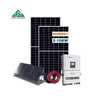نظام الطاقة الشمسية التجاري للطاقة الشمسية على الشبكة 20kw 5KW 10KW تركيب الأرضي