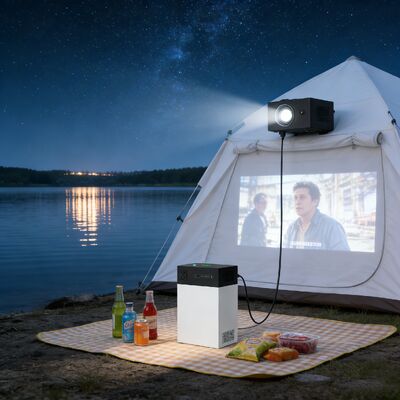 نظام طاقة شمسية شامل خارج الشبكة بقدرة 500 واط/1004.8 واط ساعة ببطارية ليثيوم حديد